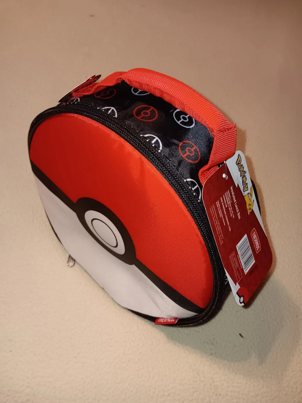 Thermos Red, White & Black Poké Ball Kids Lunch Box (Price Is Firm)